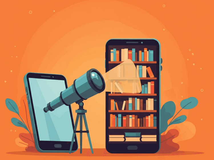 A woman in a gray blazer uses a stylus to write on a tablet, building excellence in mobile apps with every stroke against the blurred background.