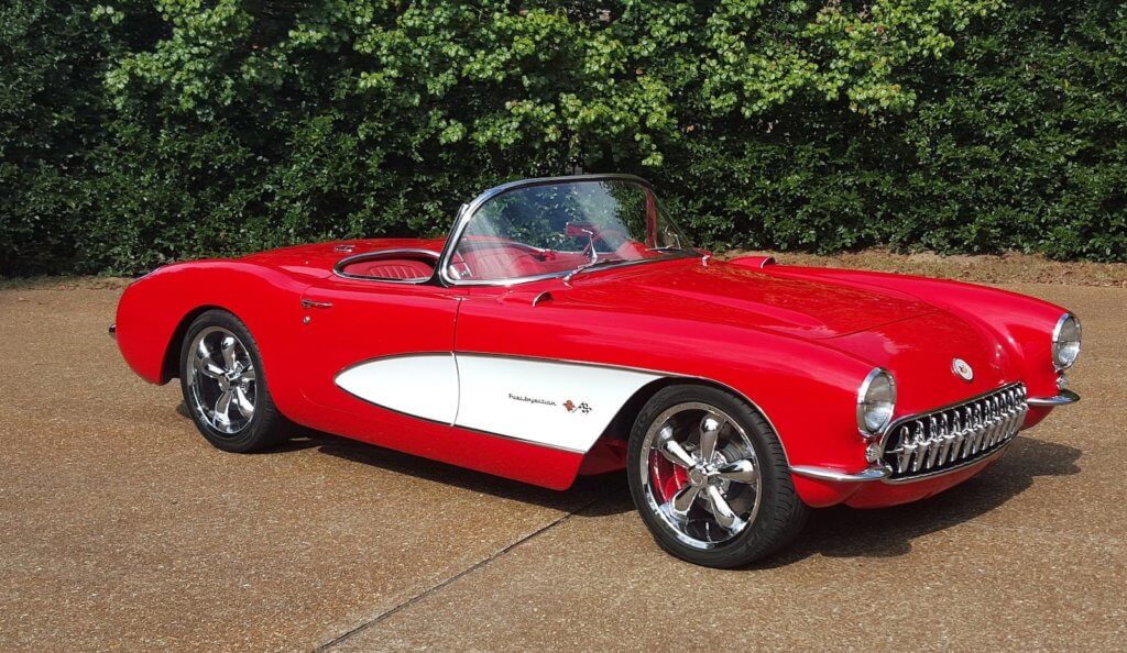 1956 Red Corvette Convertible