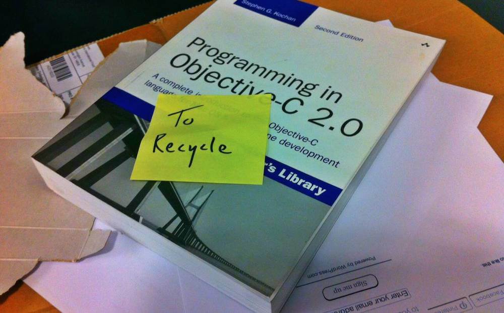 Objective C Book Recycled From Apple Swift