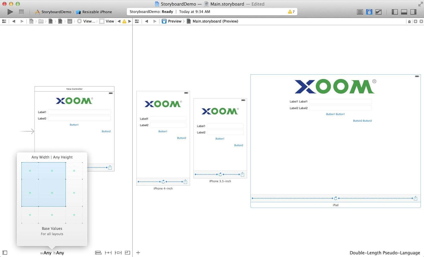 Xcode 6 Storyboard