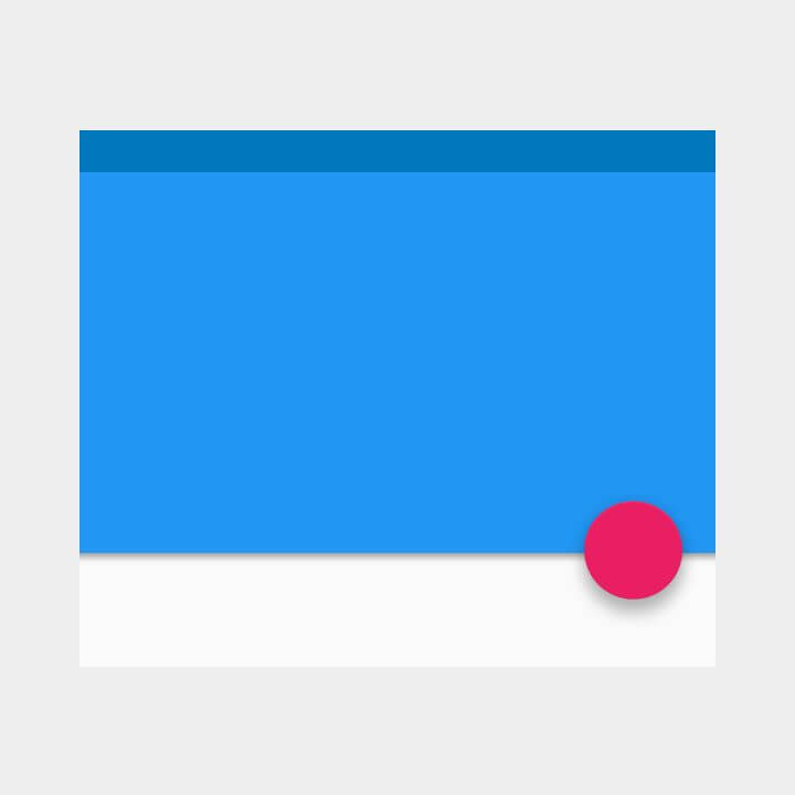 Floating Action Button Shadows - App UI Design trends