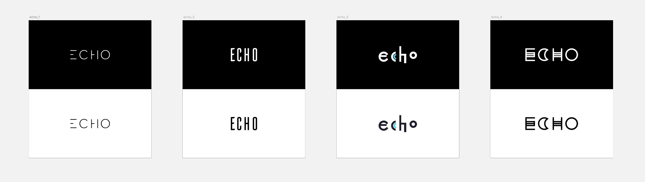 Echo logo exploration apple tv app design