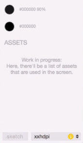 Zeplin Top Design Tool app assets