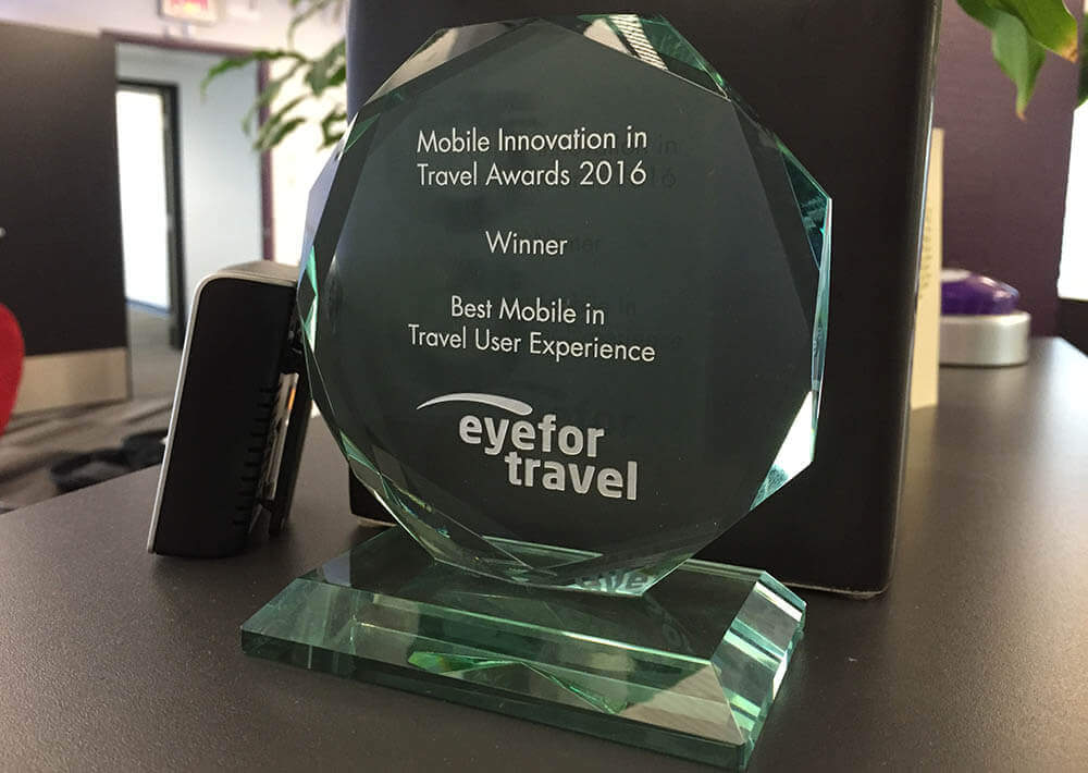 mobile app award UX Skyjet