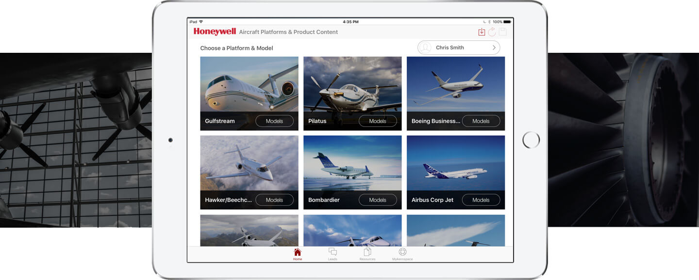 Screenshots of Honeywell app by ArcTouch