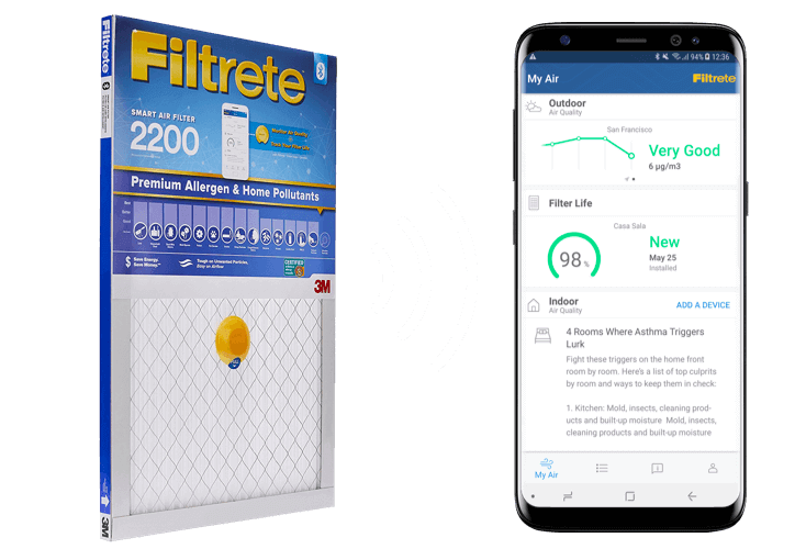 3M Filtrete Smart IoT app