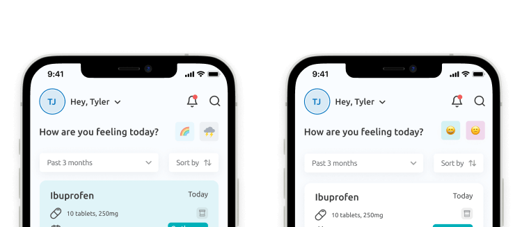 accessible design using emojis in the Magellan Rx app