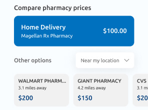 transparent pricing of prescription drugs in the Magellan Rx app