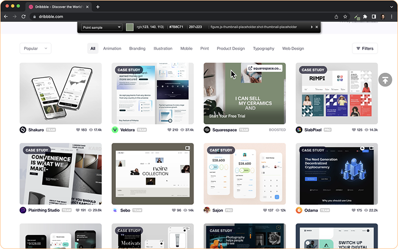 ColorZilla Chrome browser extension for web designers