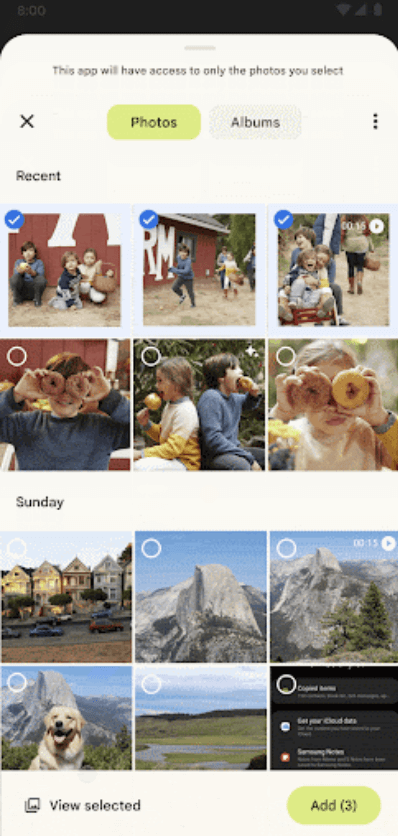 Android 13 System Photo Picker