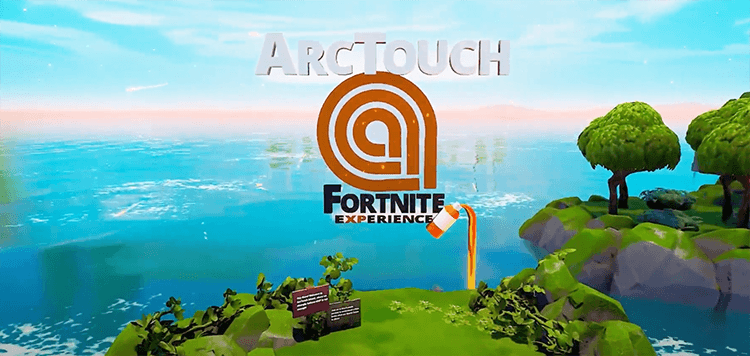 ArcTouch Island on Fortnite build metaverse experience